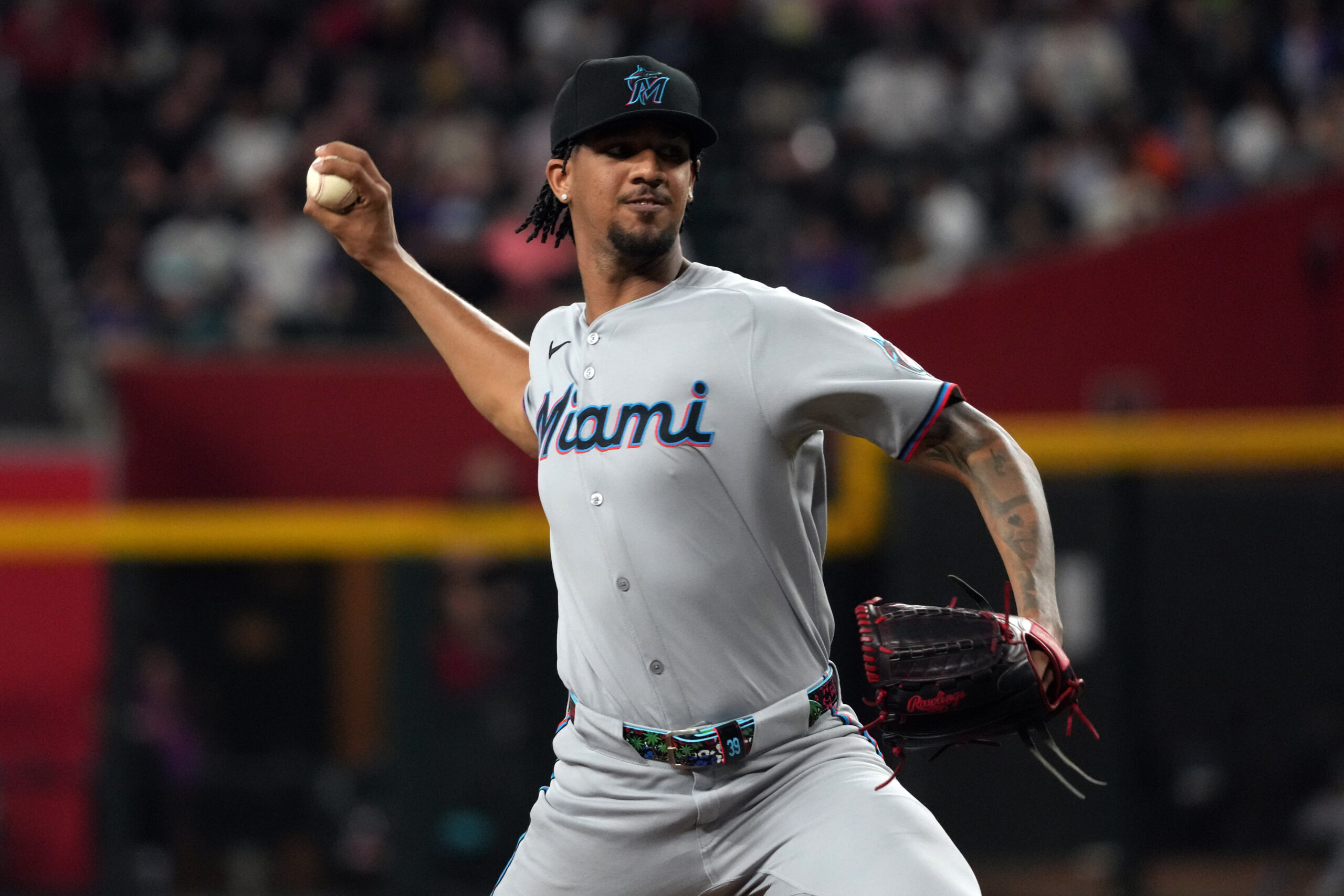 Eury Pérez’s Workload Concerns May Limit 2026 Fantasy Baseball Ceiling for Marlins Arm